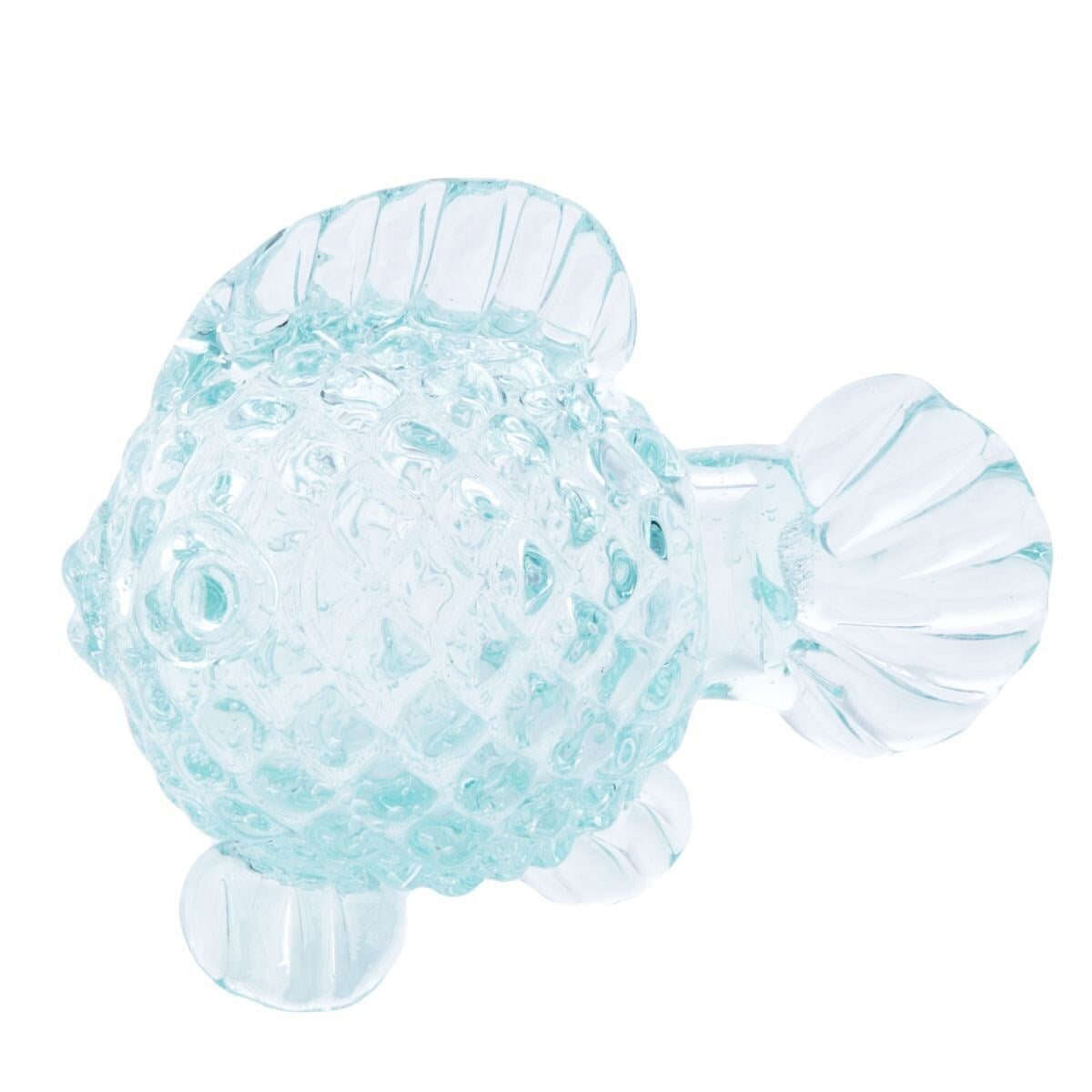 Blue fish figure