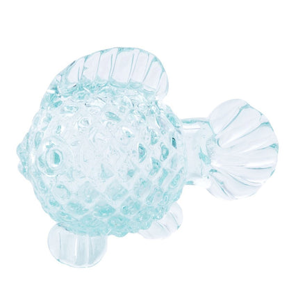 Blue fish figure