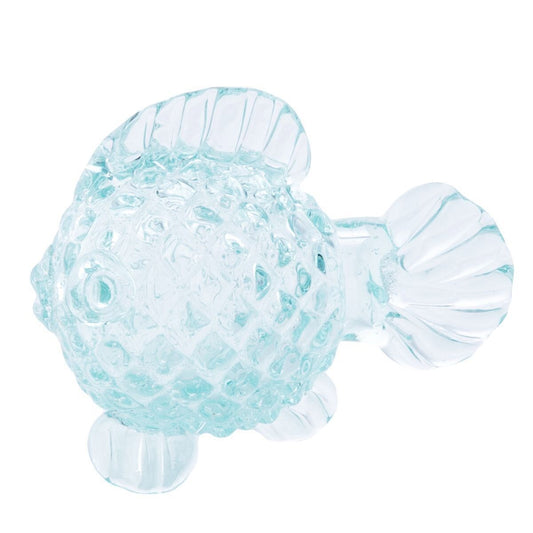 Blue fish figure