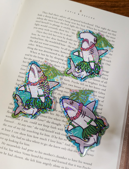 Hula Shark Magnetic Bookmarks | Book Lover Page Marker