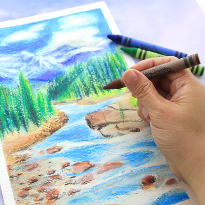 8 Color Jumbo Crayons, for Kids School Coloring