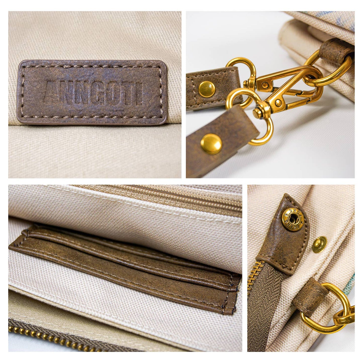 Cute Seal Crossbody Bag - Canvas, Handmade