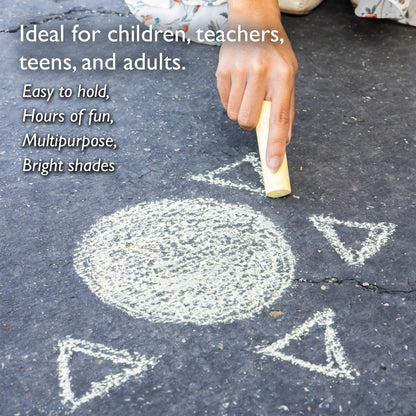 Jumbo Sidewalk Chalk, 15 Count Bucket