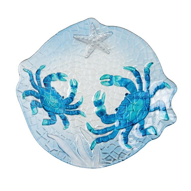 Blue Glass Plate