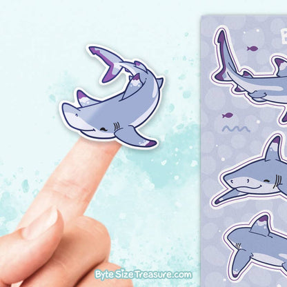 Blacktip Reef Shark Sticker Sheet