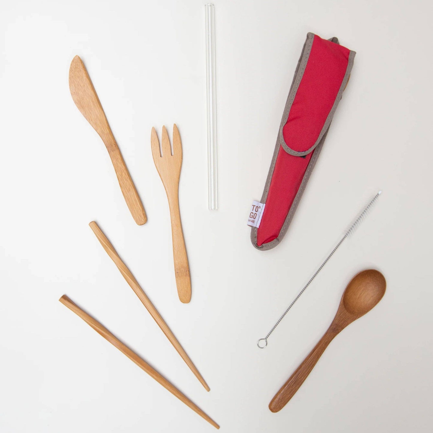 To-Go Ware Utensil Set with Glass Straw - Special Edition