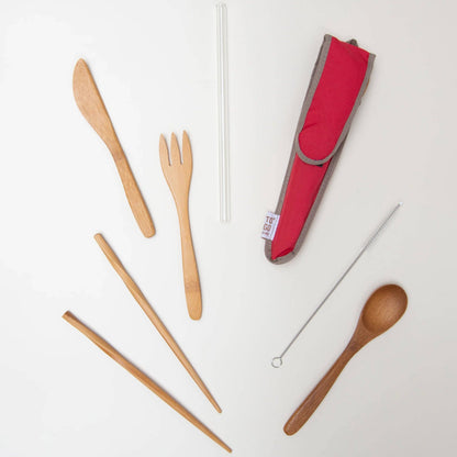 To-Go Ware Utensil Set with Glass Straw - Special Edition