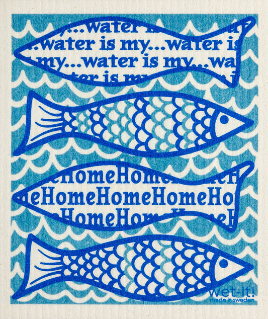 Water is my Home Swedish Cloth