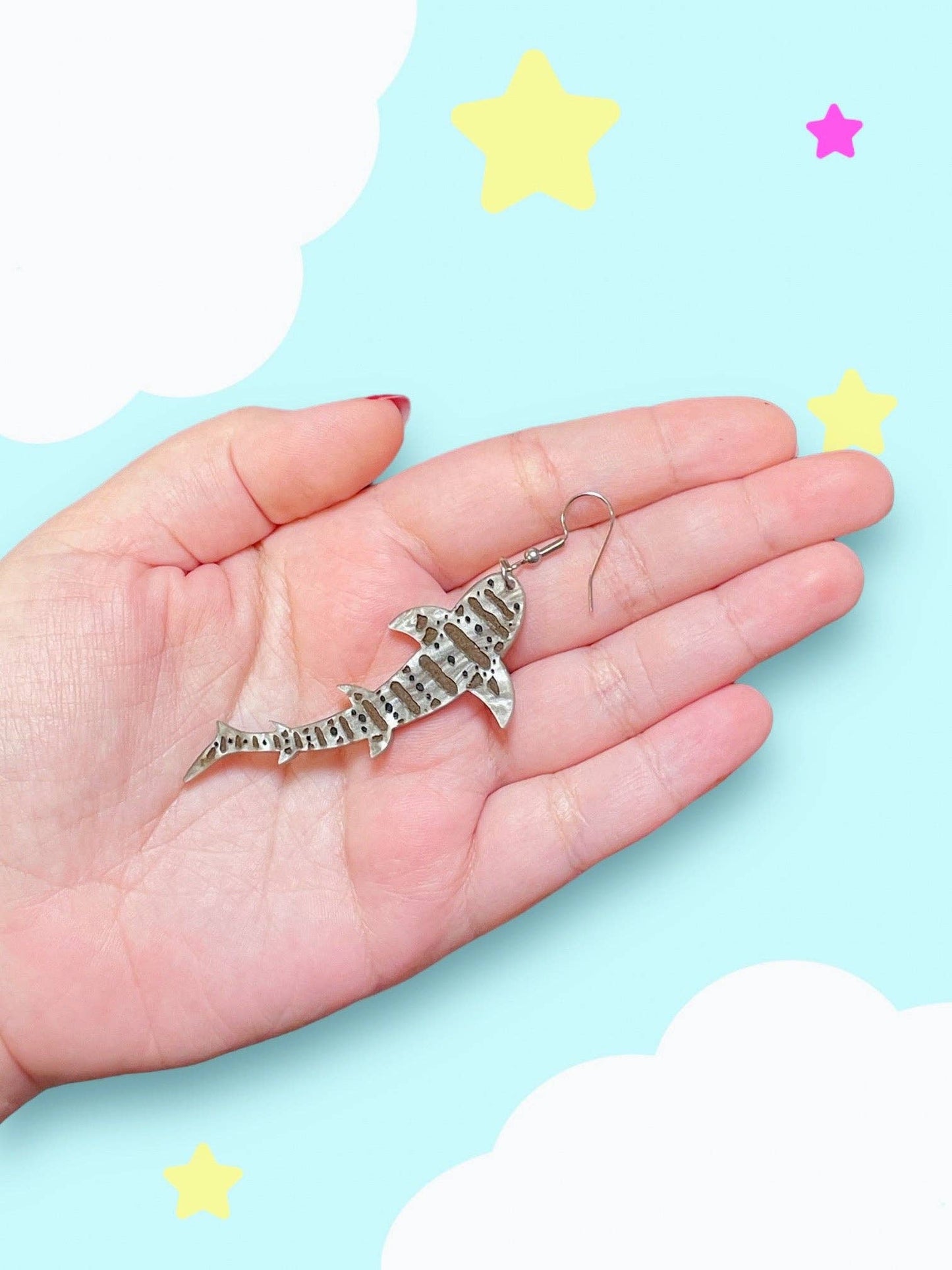 Leopard Shark Earrings