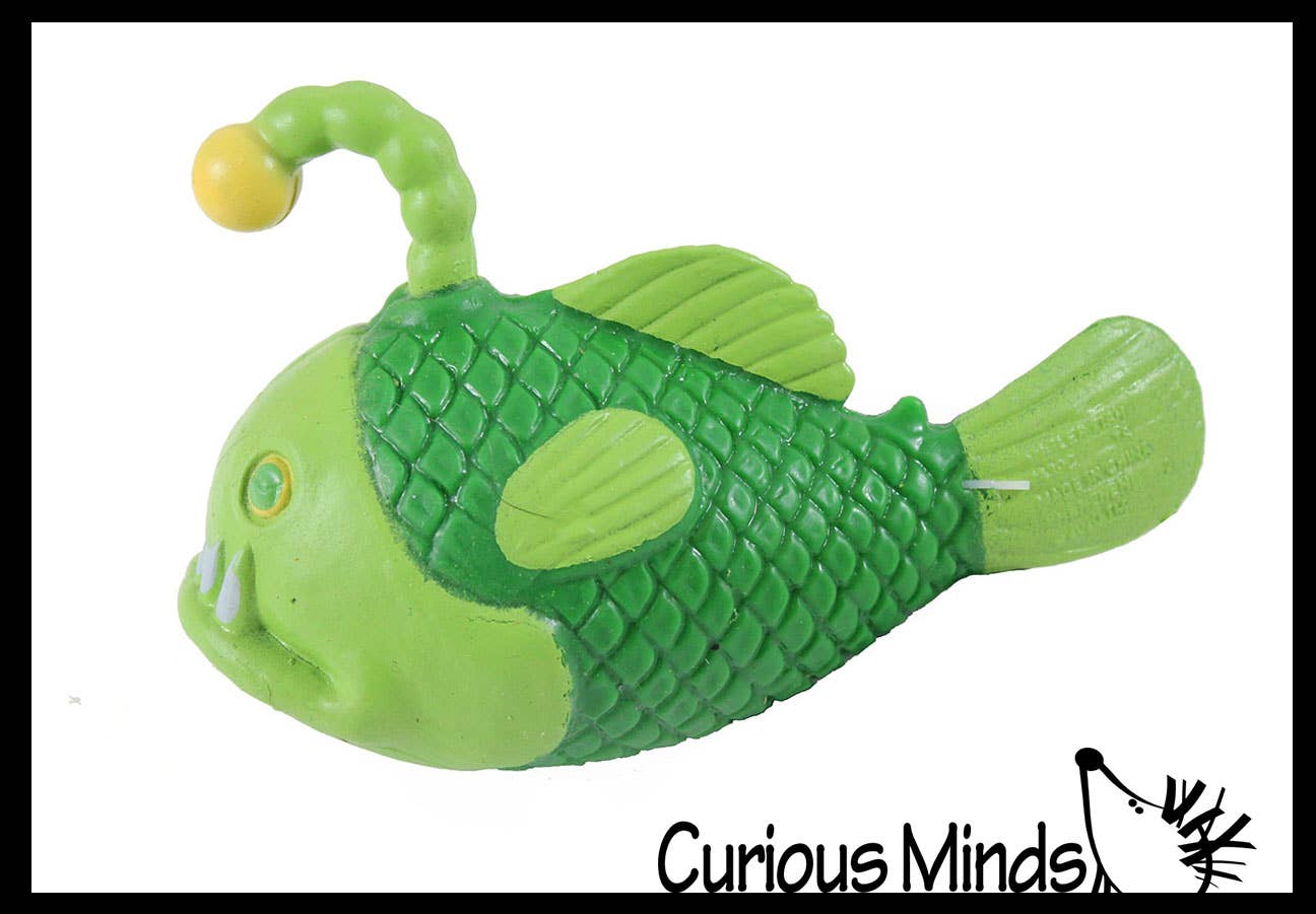 1 Angler Fish Crunchy Stretchy Fidget Sensory Toy