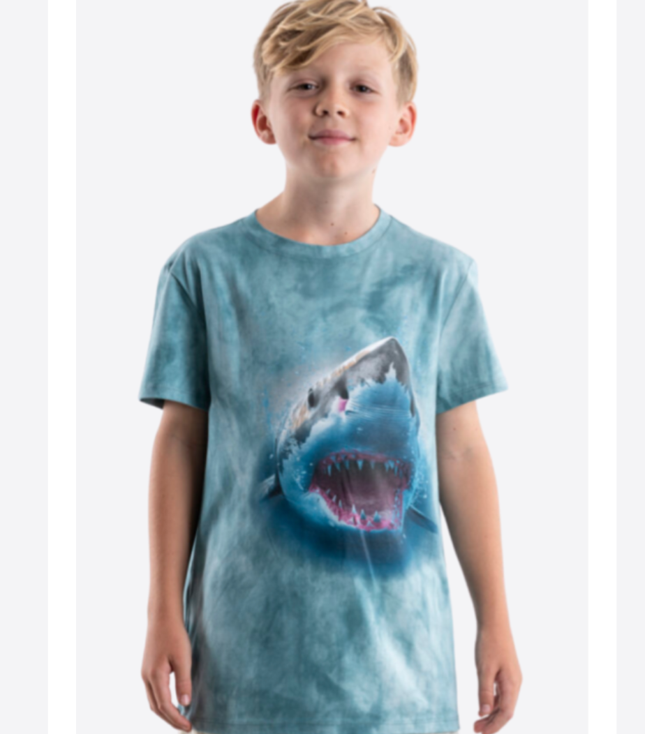 Youth Shark Natural Dyed T-shirt