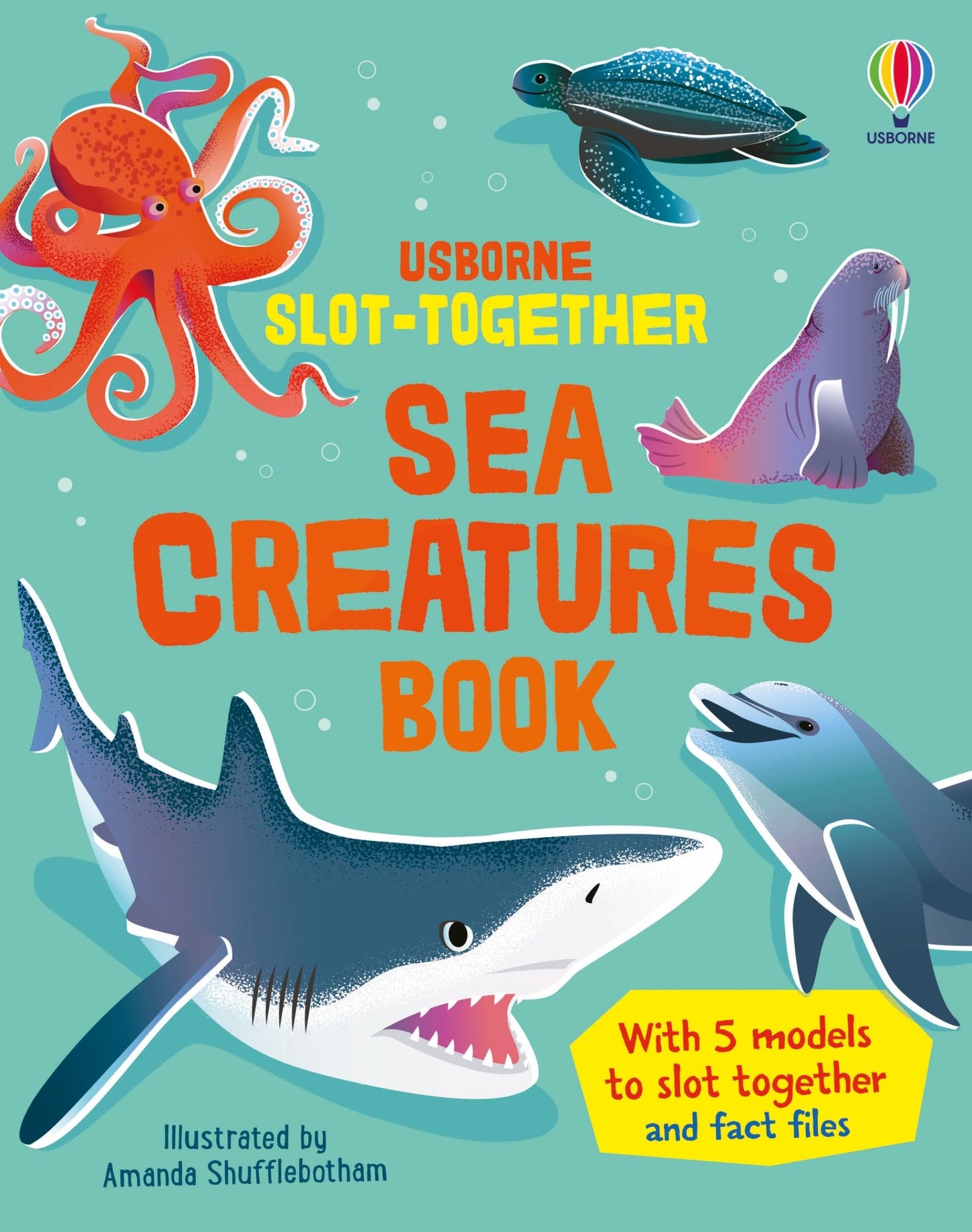 Slot-together Sea Creatures Book By Abigail Wheatley