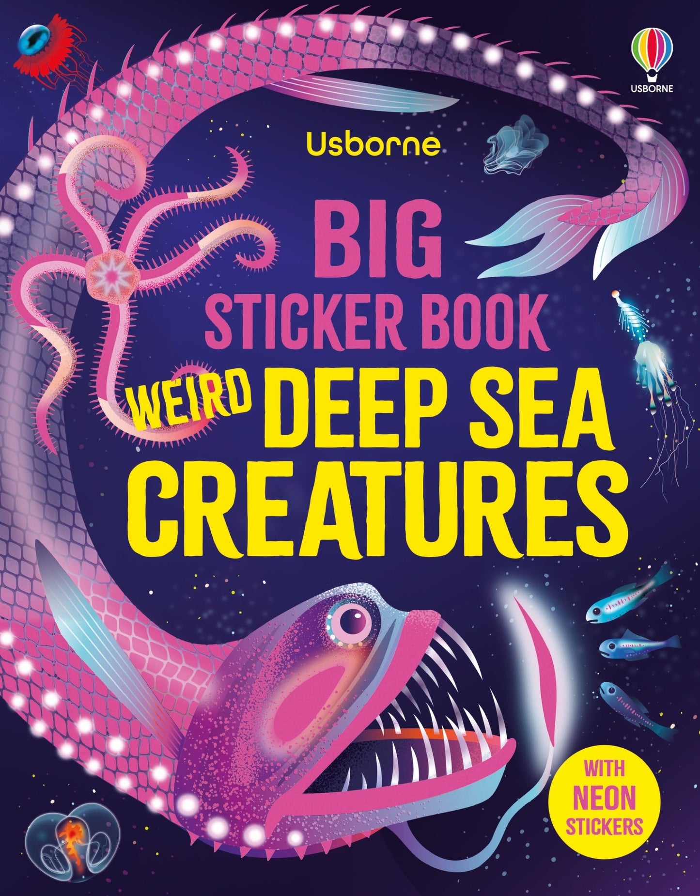 Big Sticker Book Weird Deep Sea Creatures By Alice James