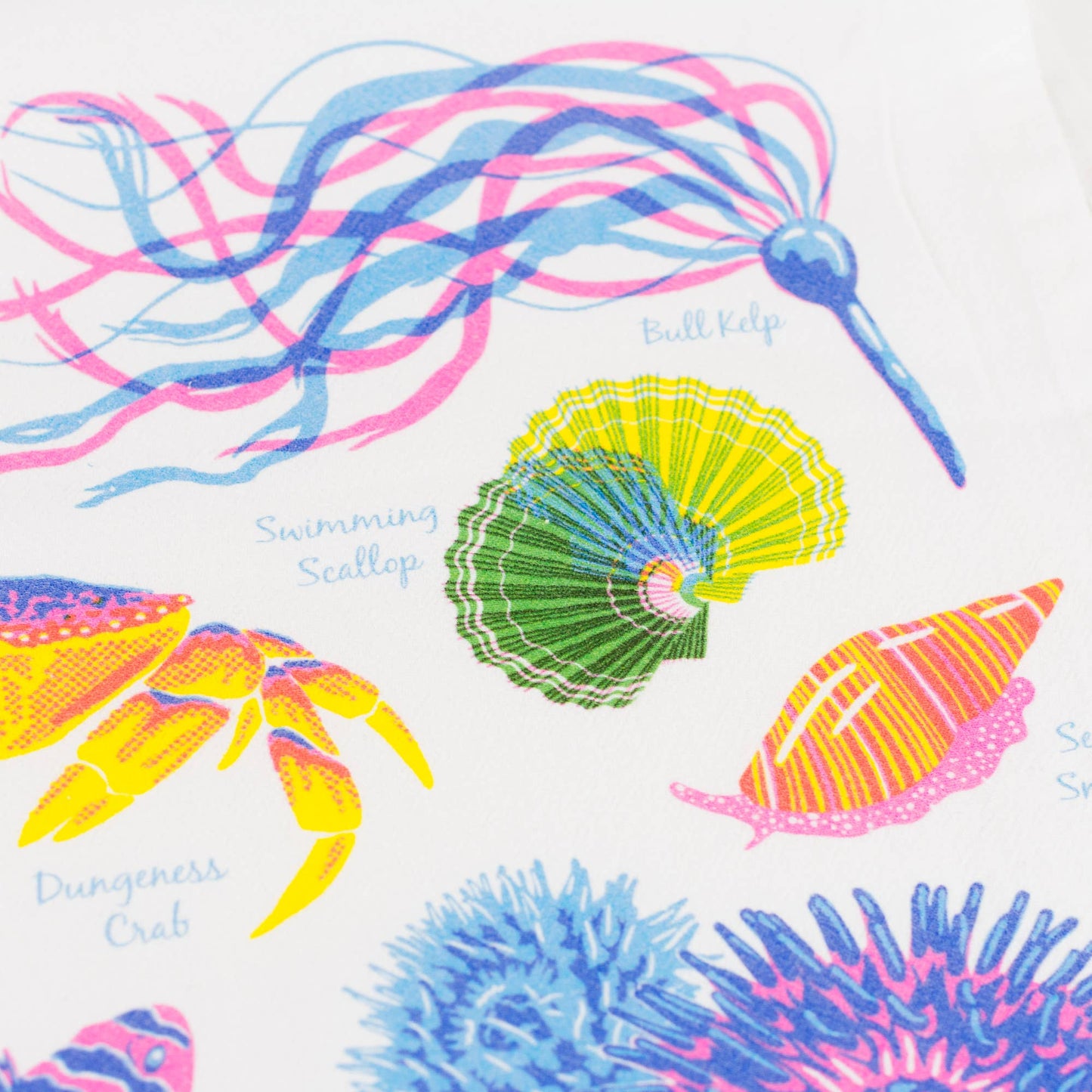 Vibrant Life Series - Ocean Life Tea Towel