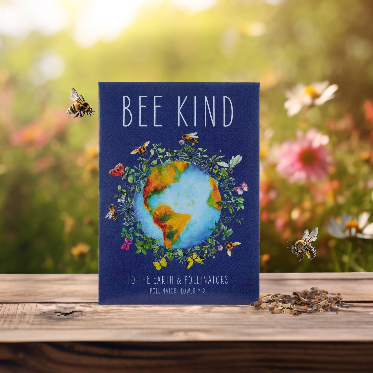 Blue Planet - Pollinator Flower Mix Seed Packets