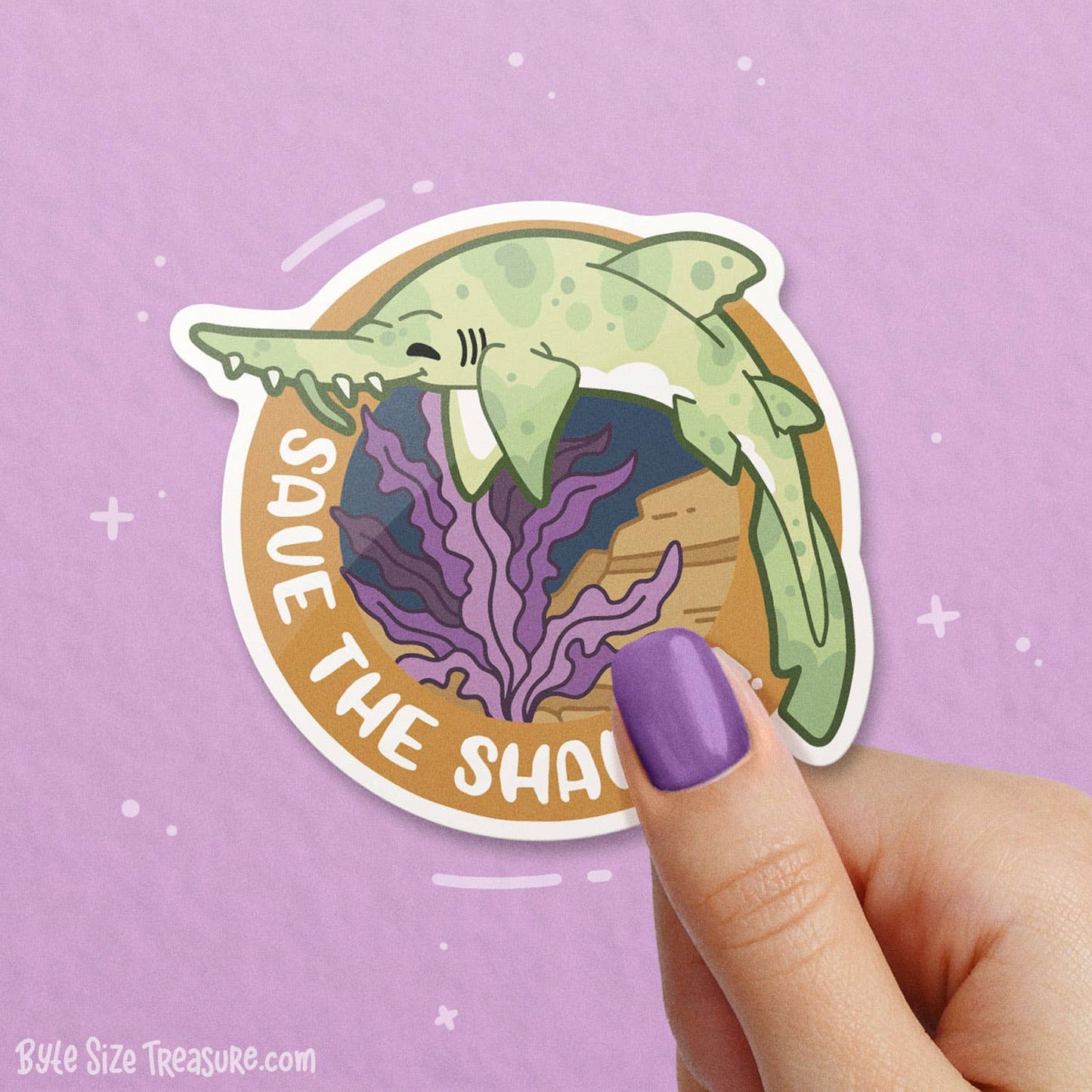 Saw Shark Vinyl Sticker