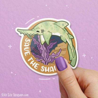 Saw Shark Vinyl Sticker