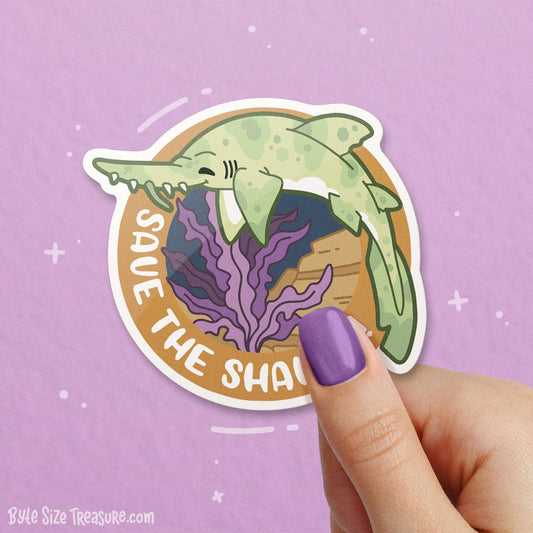 Saw Shark Vinyl Sticker