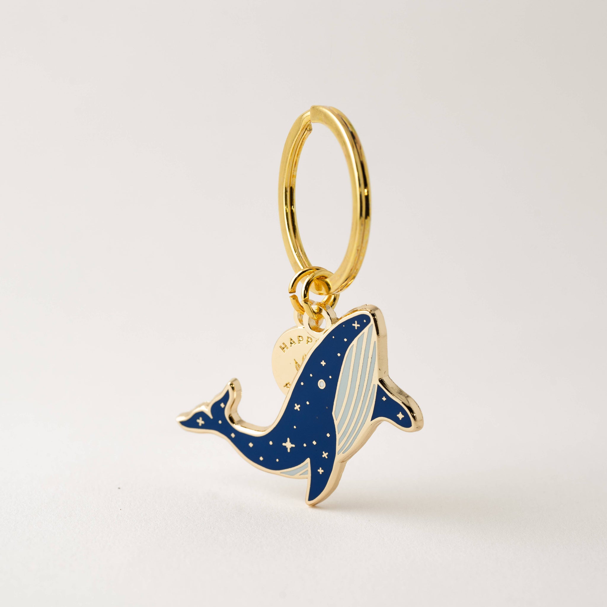 Whale Keychain & Bag Charm, Beach Gifts, Stocking Stuffer