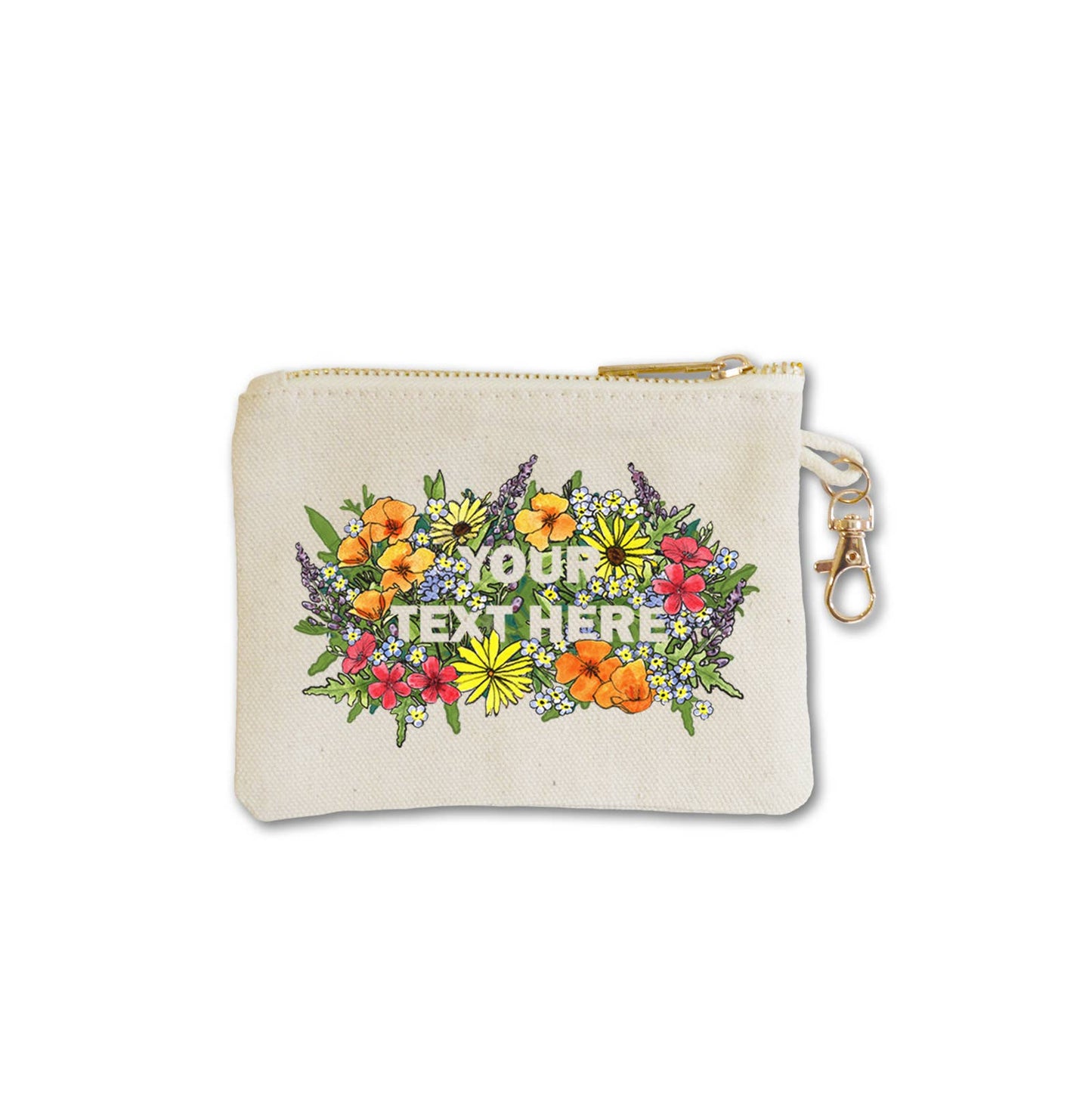 Customizable Coin Purse with clasp