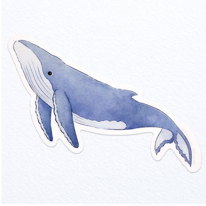 Humpback Whale Waterproof Vinyl Sticker