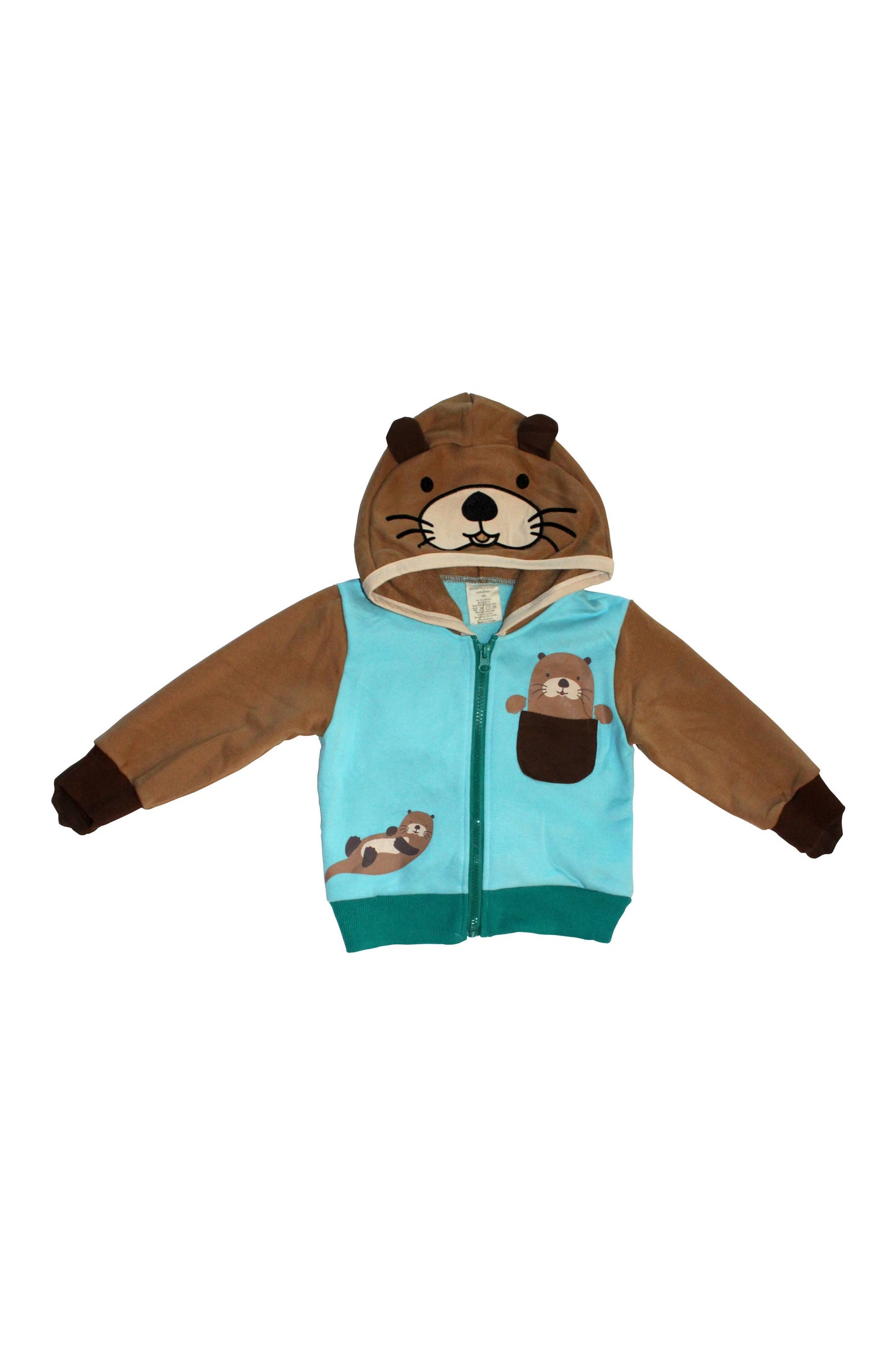 Otter 3D Hoodie - Kids & Toddler Sea and River