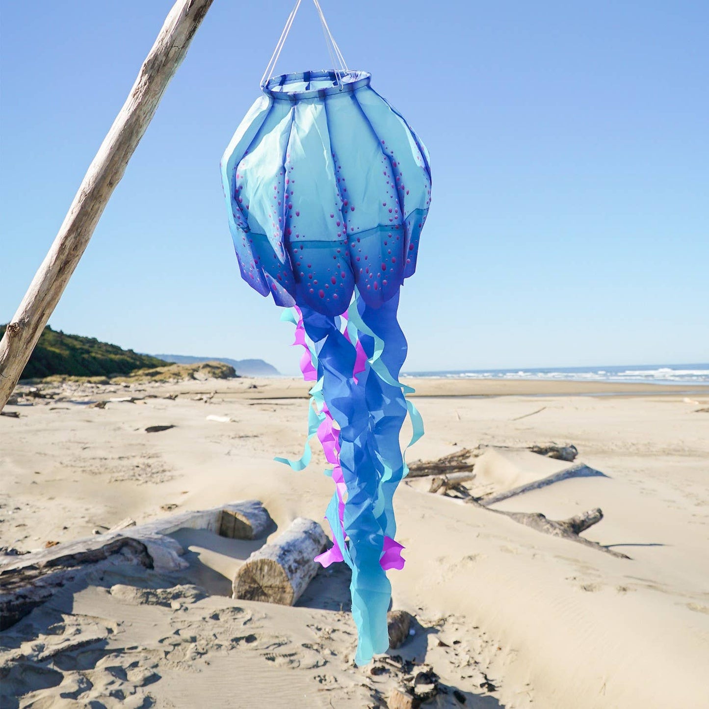 40-inch Blue Jellyfish 3D Windsock