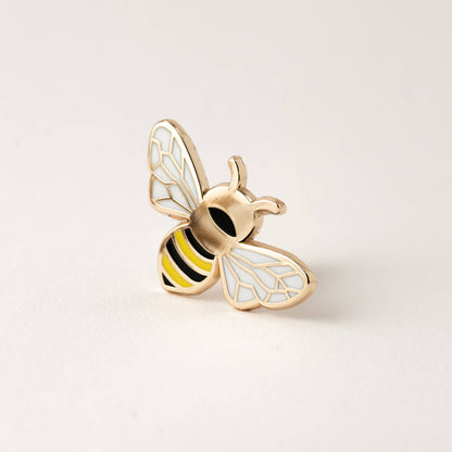 Queen Honey Bee Lapel Pin, Flower Garden Gifts