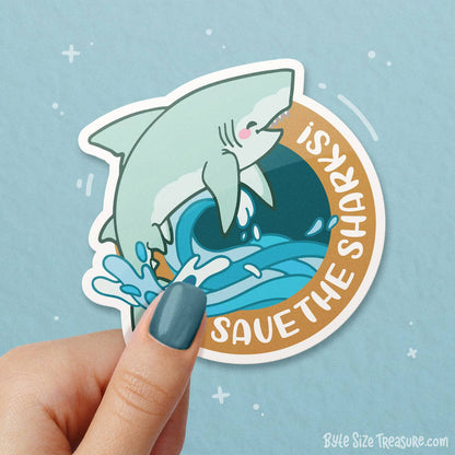 Great White Shark Vinyl Sticker