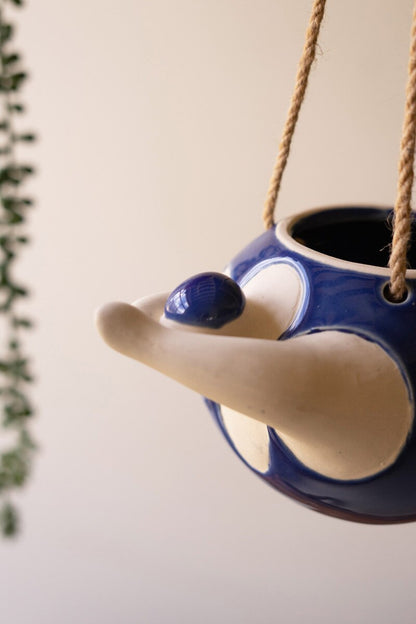 Hanging Ceramic Swimmers Planters