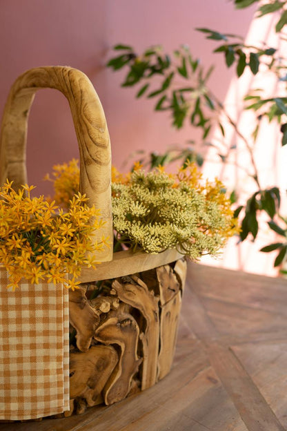 Driftwood Baskets with Handles