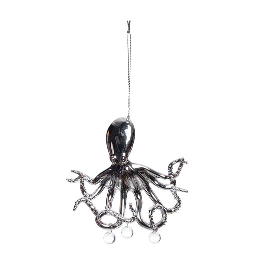SILVER OCTOPUS ORNMT