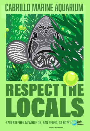 CMA RESPECT THE LOCALS UNSIGNED POSTER