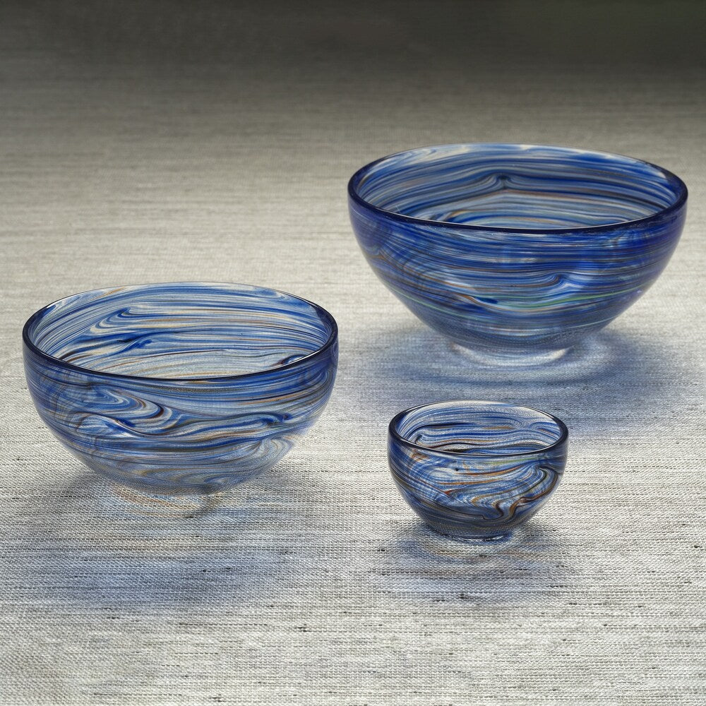 Delphine Hand- Blown Glass Bowl