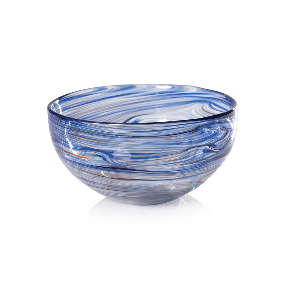 Delphine Hand- Blown Glass Bowl