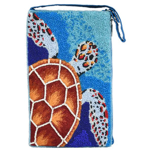 EMBROIDERED TURTLE CLUB BAG