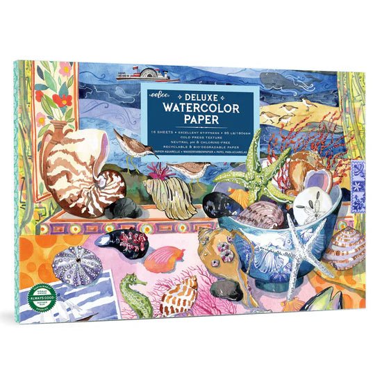 Seashells Watercolor Pad
