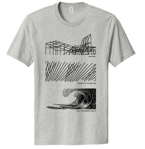 The Art and Architecture of Cabrillo Marine Aquarium T Shirt (Grey)