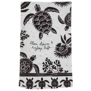 BOHO TEA TOWEL SEA TURTLE (F19)