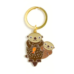 WATER OTTERS KEYCHAIN
