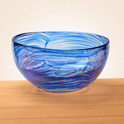 Delphine Hand- Blown Glass Bowl