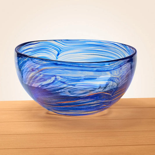 Delphine Hand- Blown Glass Bowl