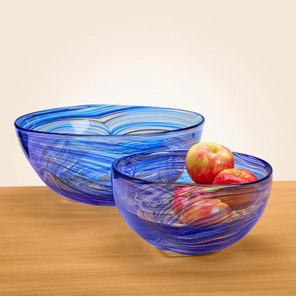 Delphine Hand- Blown Glass Bowl