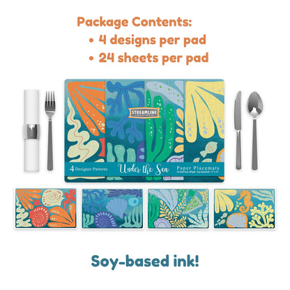 PAPER PAD PLACEMATS - UNDER THE SEA