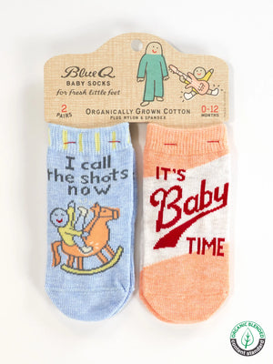 CALL SHOTS/BABY TIME BABY SOCKS