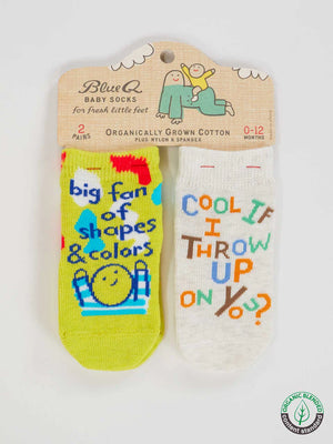 SHAPES/COLORS BABY SOCKS