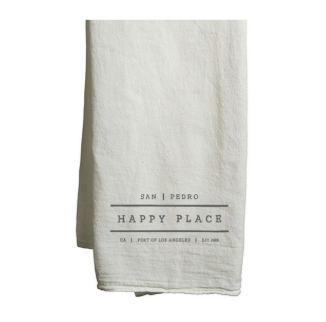 TEA TOWEL HAPPY PLACE