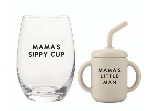 MAMA+MINI GLASS CUP SET