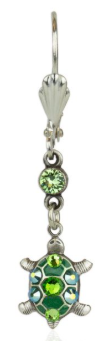 “Turtle-y” Sparkling Crystal Earrings