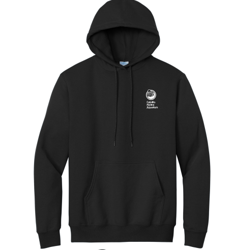 CMA black Hoodie circle of fish
